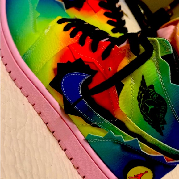 Custom made Jordan 1s bought them out of Miami